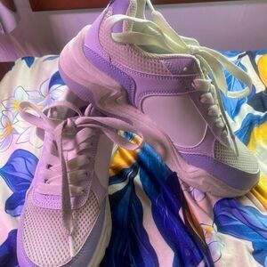 Champion Women's Purple and white Trainers girls/women's size 4